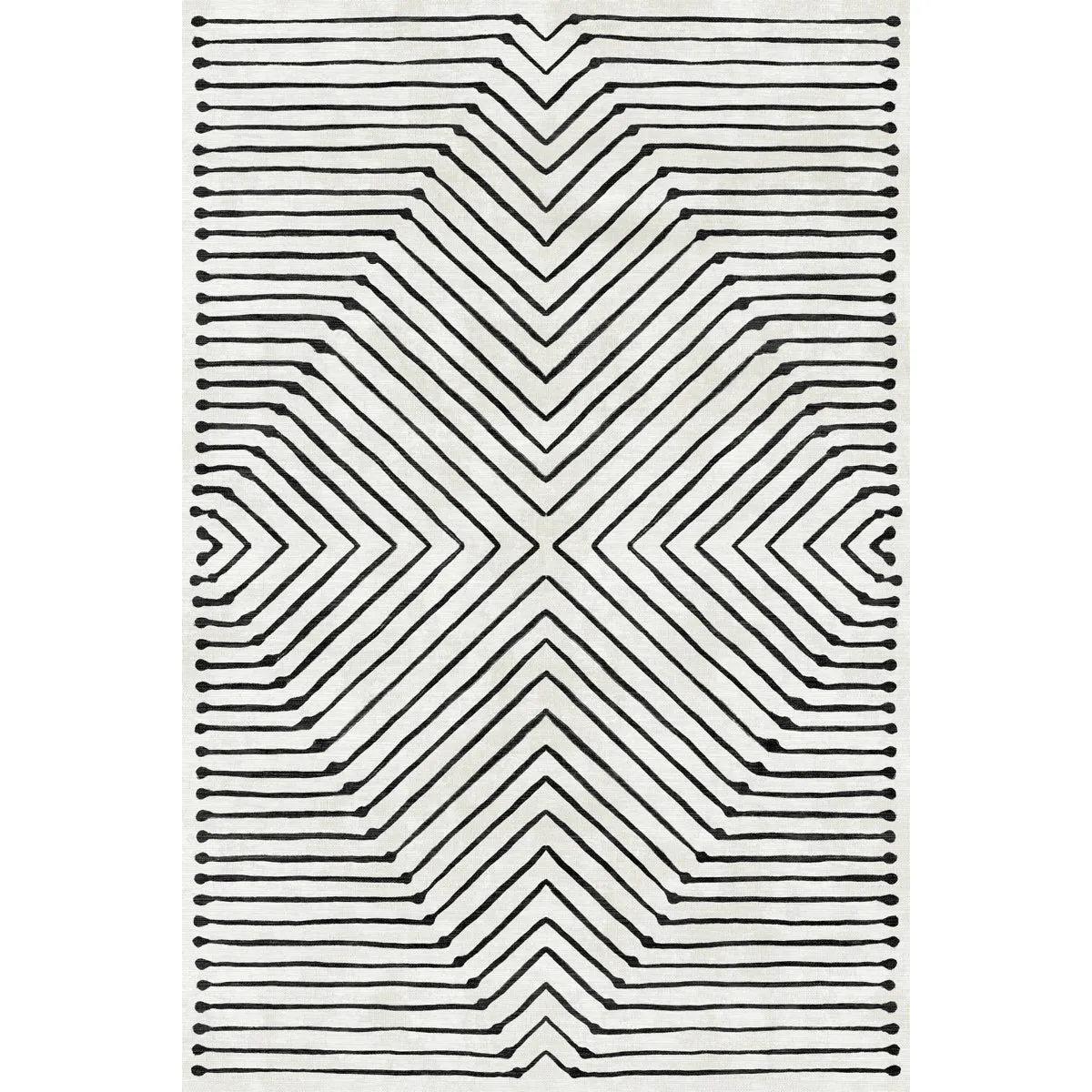 Calator Black & Ivory Rug