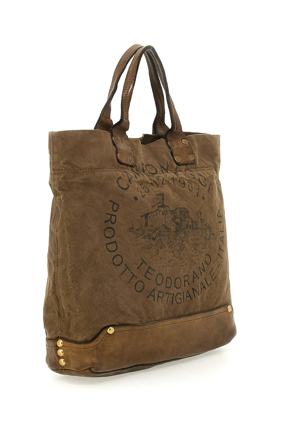 Campomaggi - Canvas Shopping bag - Military   Military