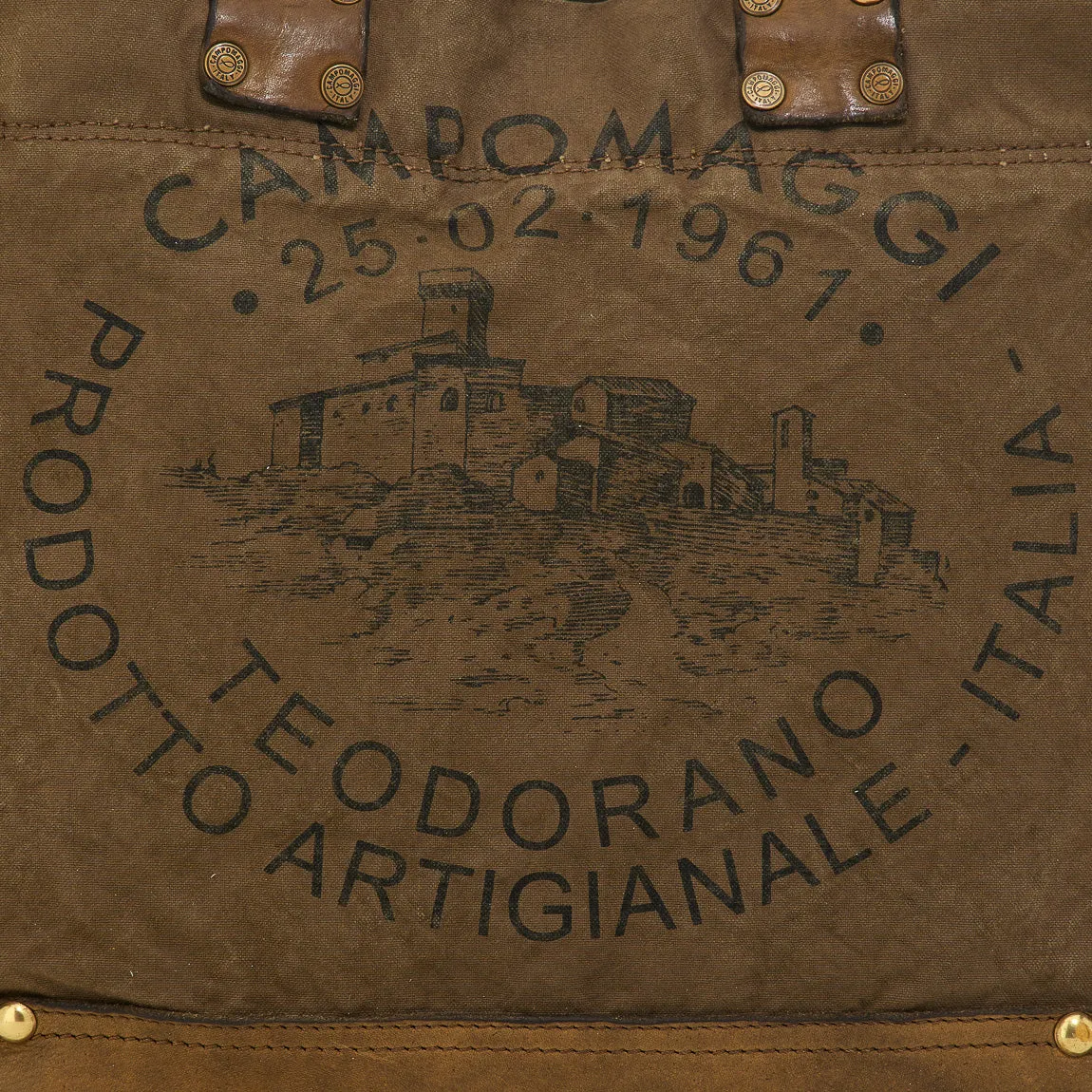 Campomaggi - Canvas Shopping bag - Military   Military