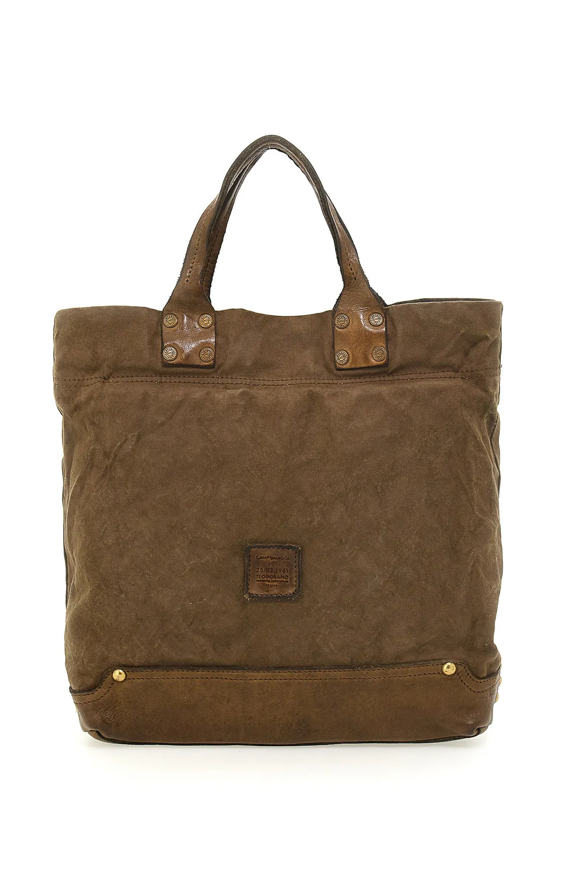 Campomaggi - Canvas Shopping bag - Military   Military