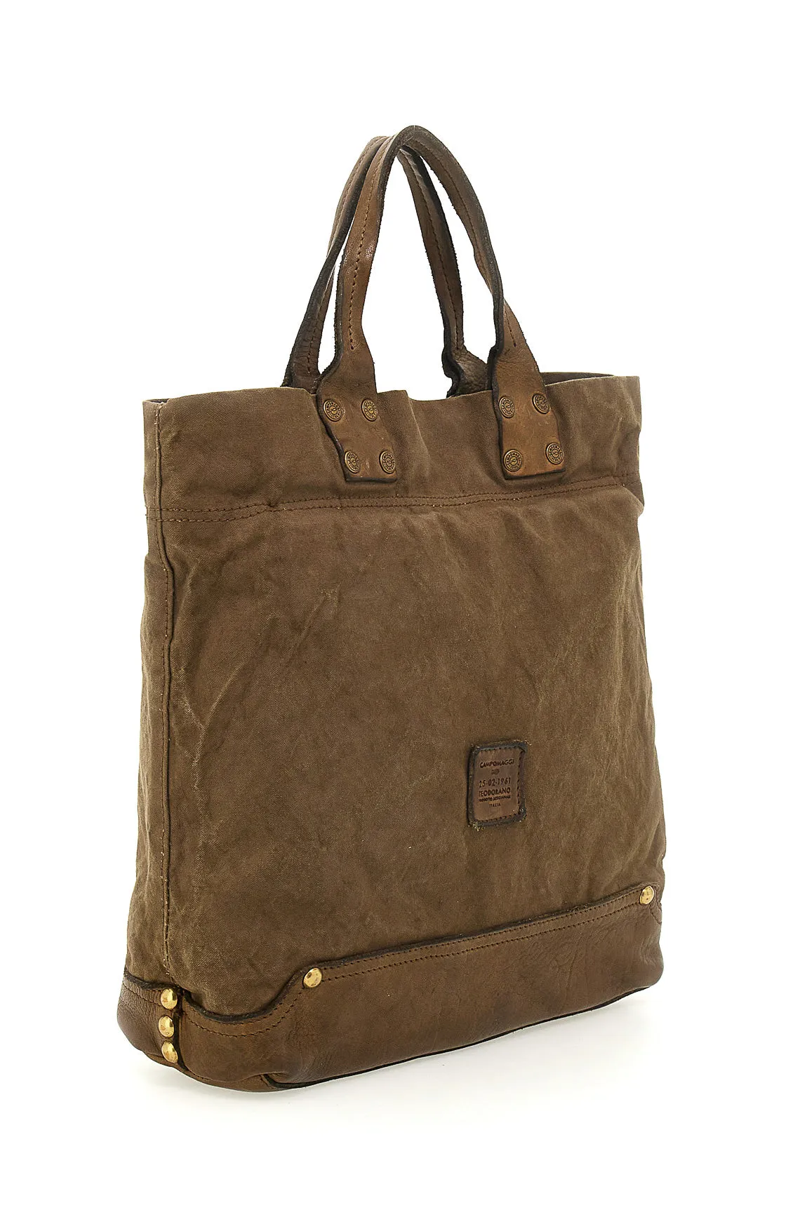 Campomaggi - Canvas Shopping bag - Military   Military