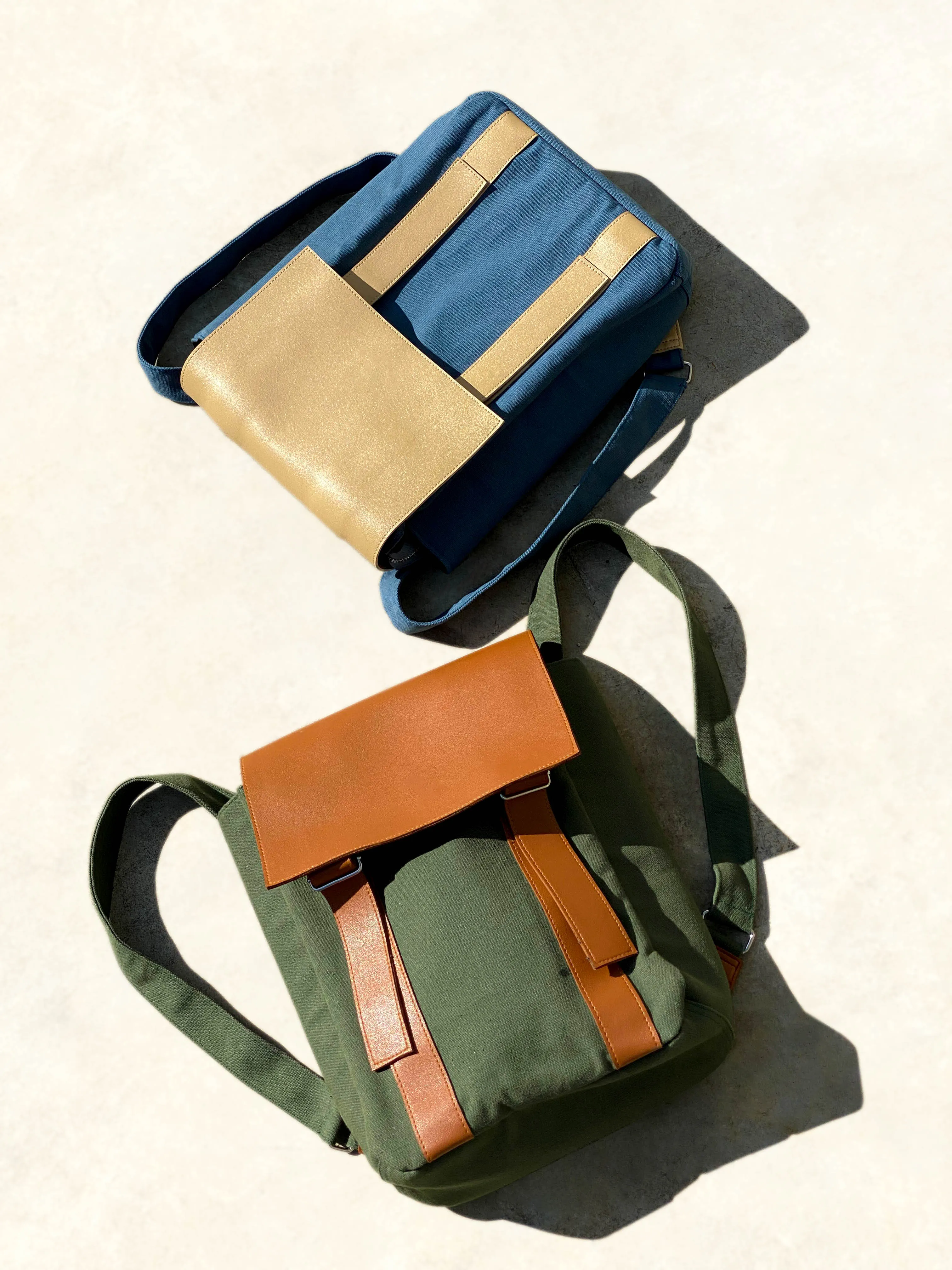 Canvas Backpack   Sling Bag