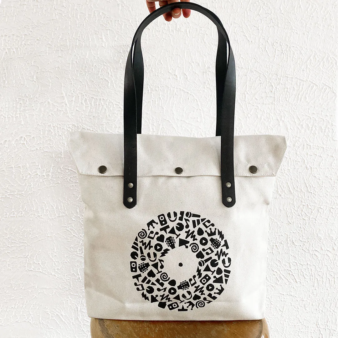 Canvas Record Tote #147