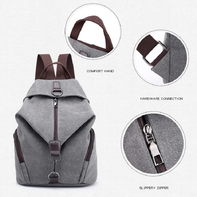 Casual Canvas Backpack