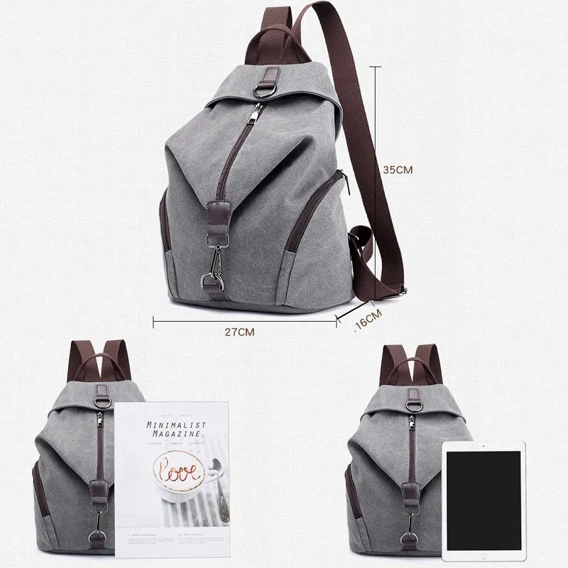 Casual Canvas Backpack