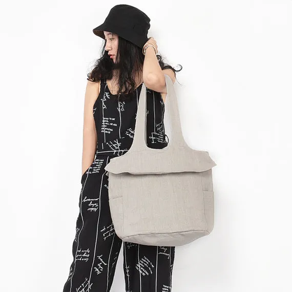 Casual Canvas Simple Style Tote Women Shoulder Bag