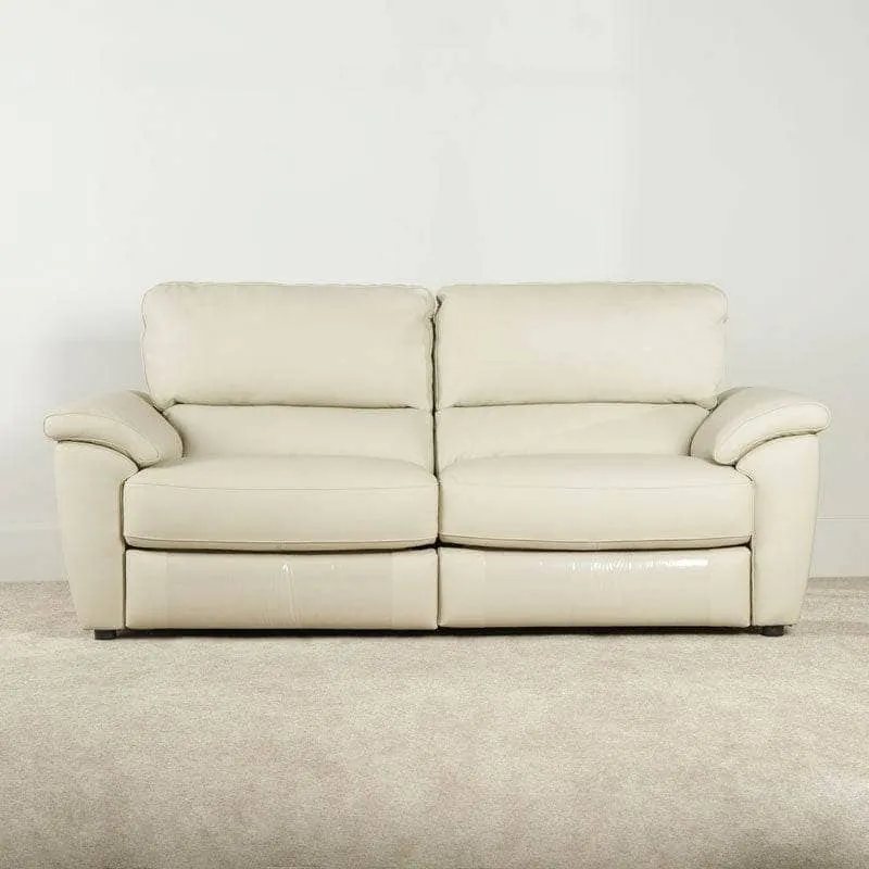 Catania 3 Seater Power Sofa - Cream