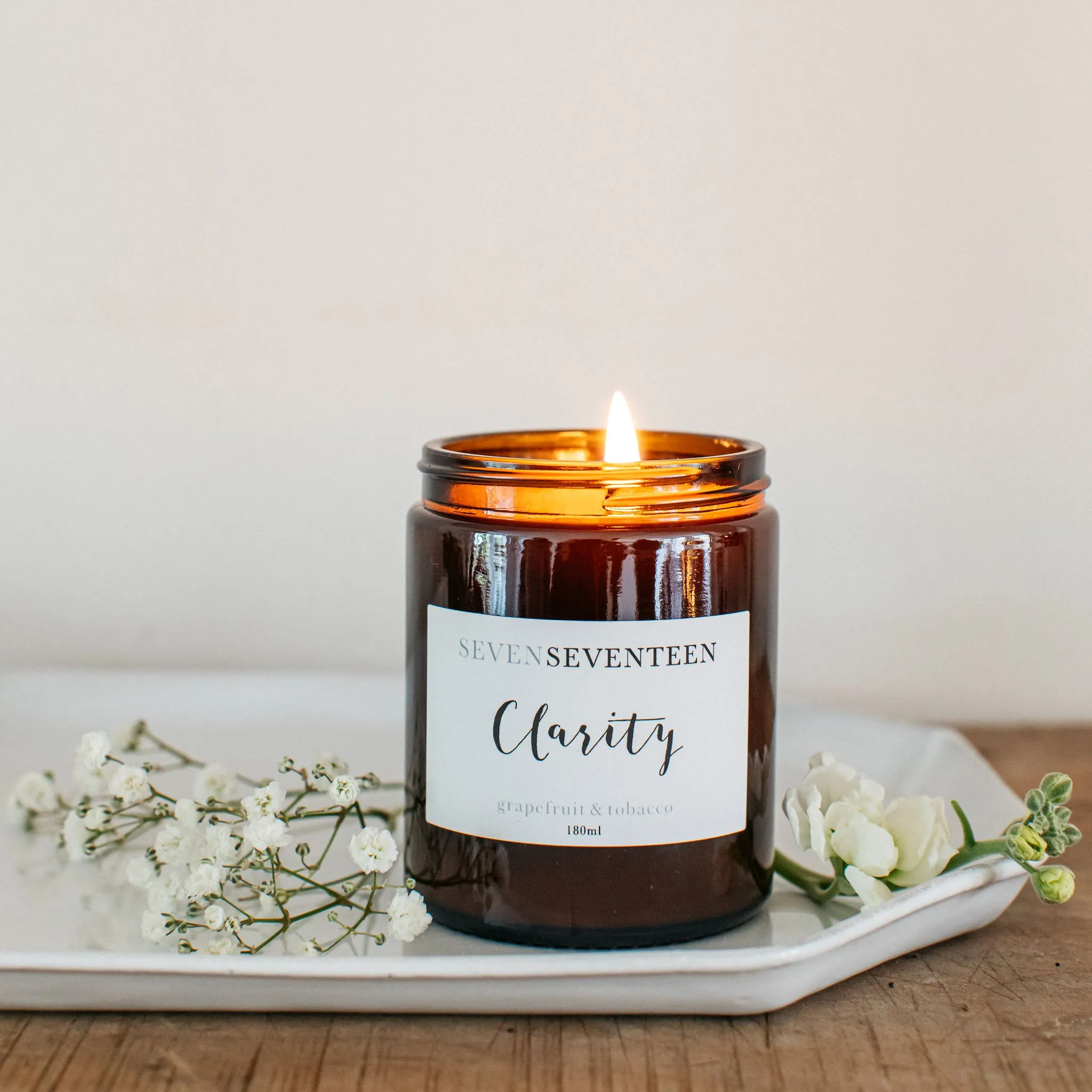 Clarity / Grapefruit & Tobacco Candle