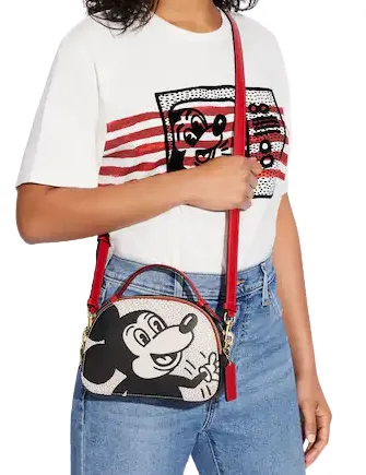 Coach Disney Mickey Mouse X Keith Haring Serena Satchel