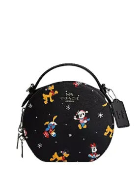 Coach Disney X Coach Canteen Crossbody With Holiday Print