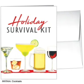 Cocktails, Greeting Card (8605MA)