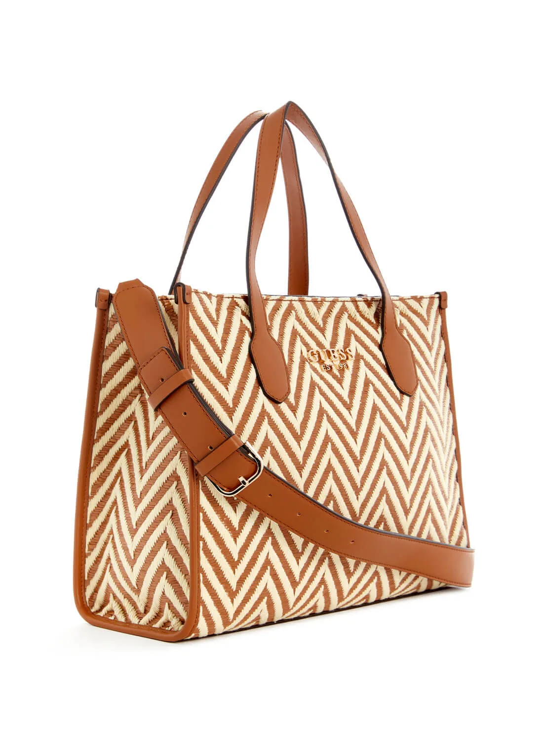 Cognac Brown Silvana Tote Bag