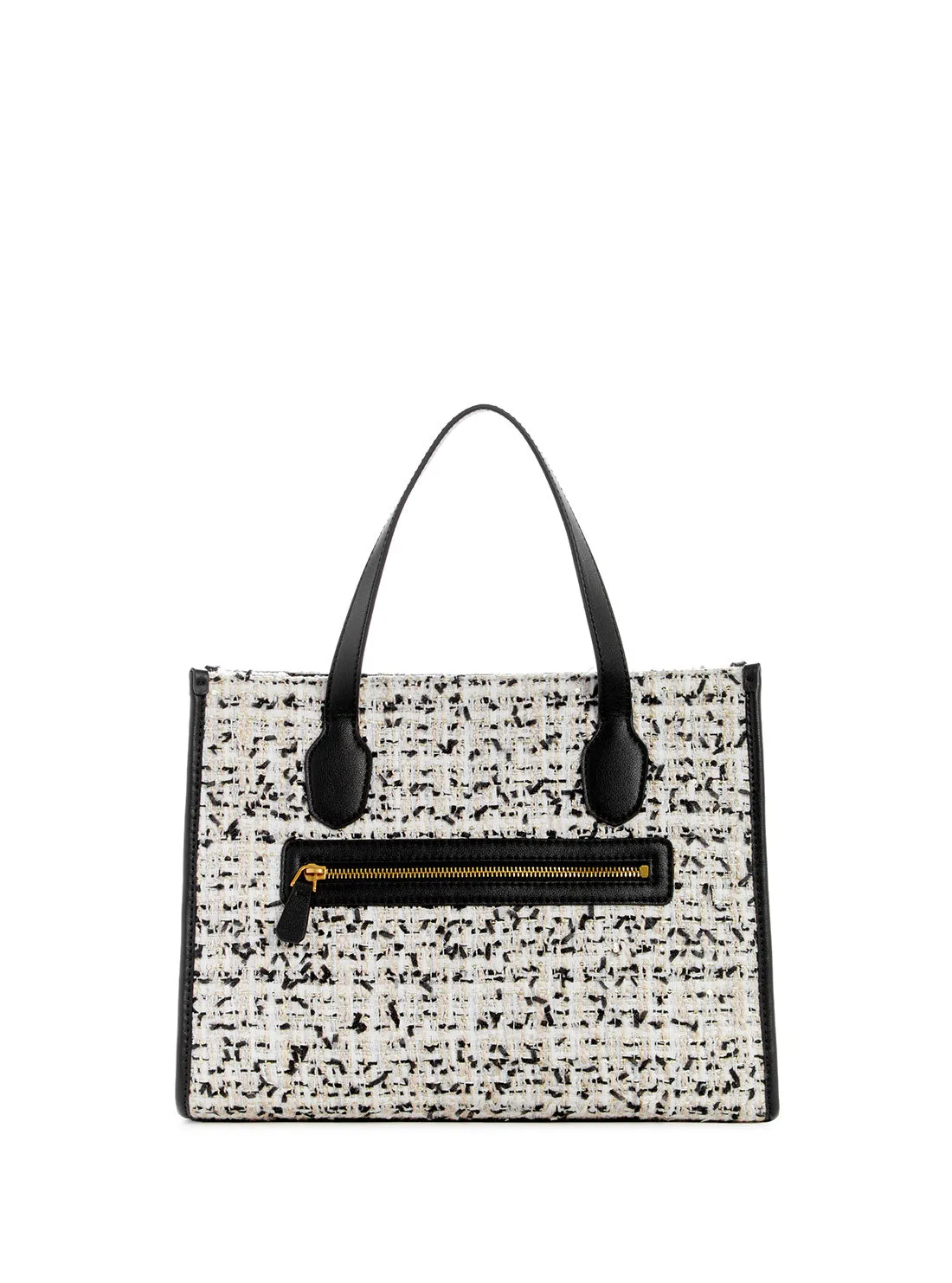 Cream Multi Tweed Silvana Tote Bag