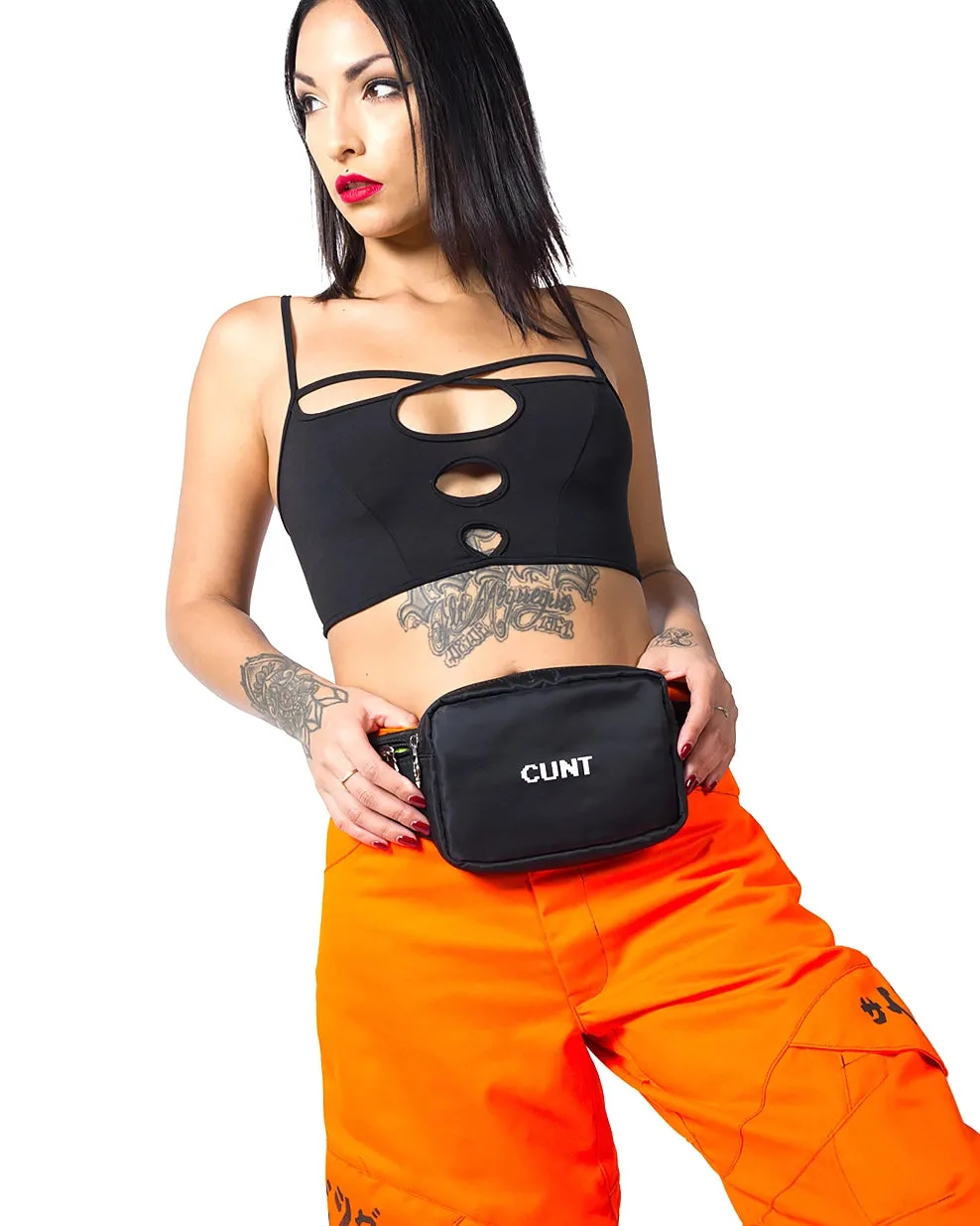 CUNT BUM BAG BLACK