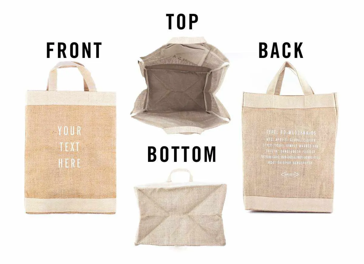 Customize Your Vegan Market Bag: 100% Leather-Free