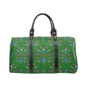 Dakota Damask Green Waterproof Travel Bag