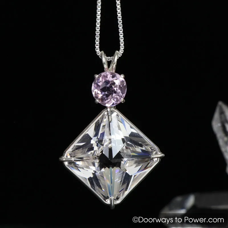 Danburite & Kunzite Magician Stone Pendant