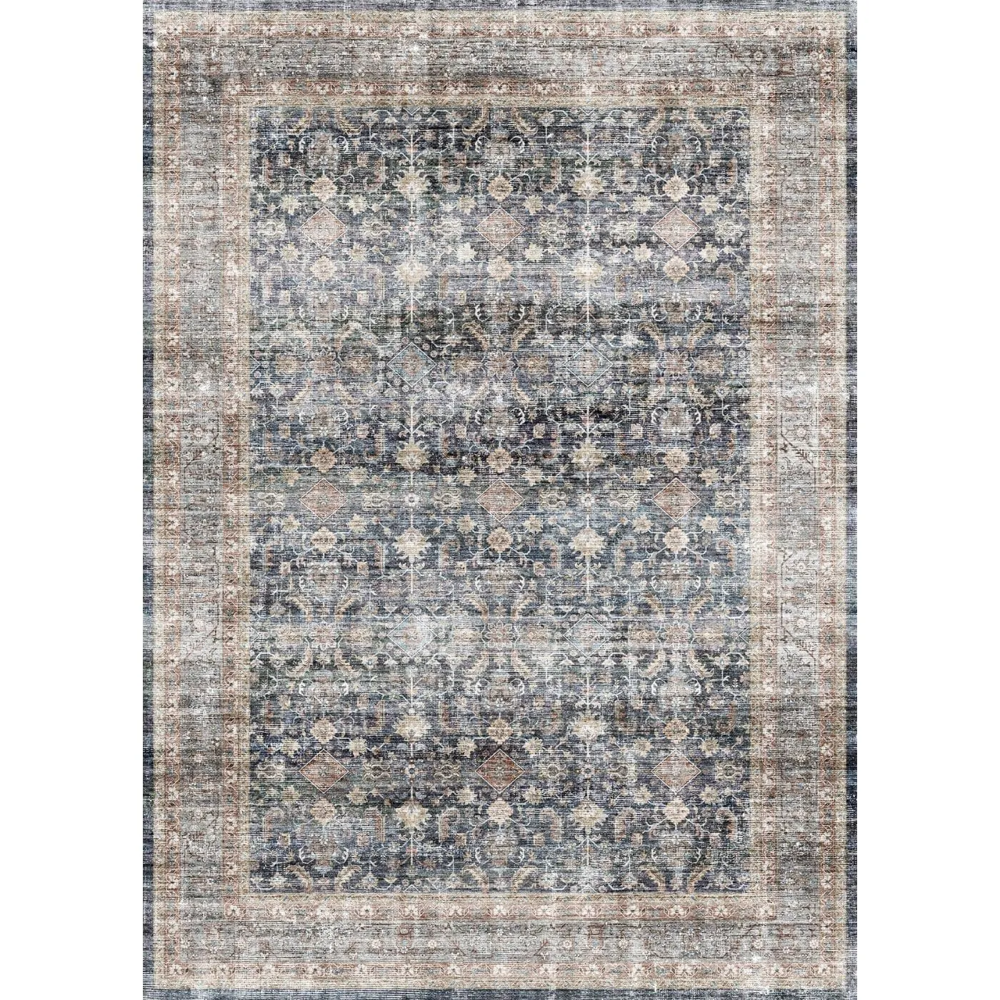 Davina Navy Lagoon Rug