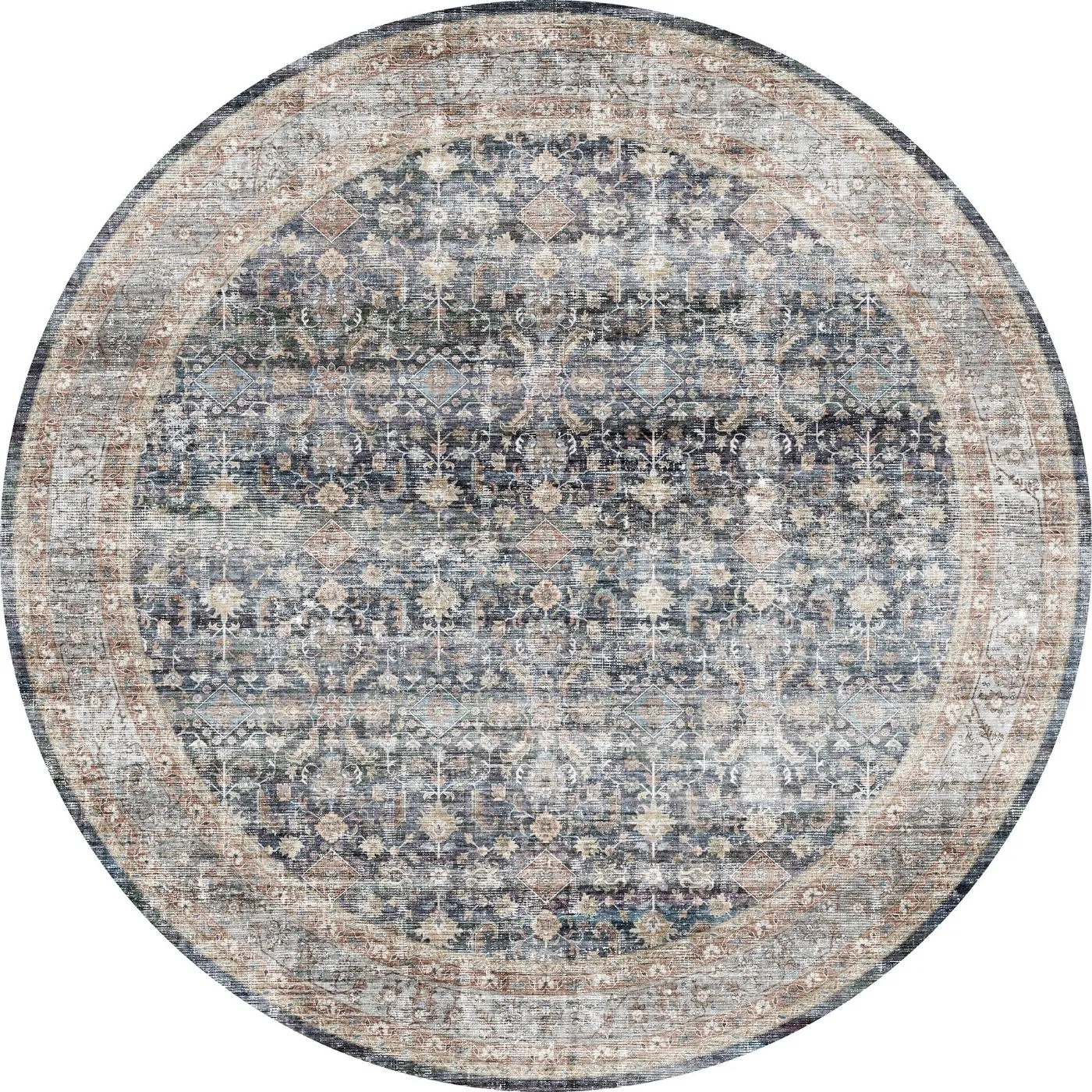 Davina Navy Lagoon Rug