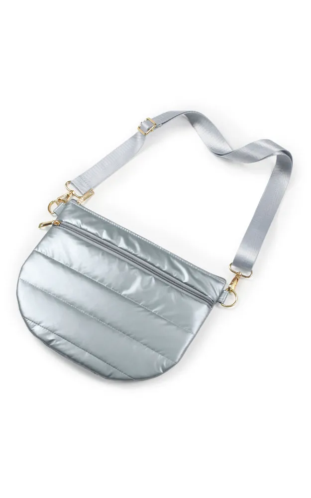 EBG10712 PUFFY HALF MOON CROSSBODY BAG