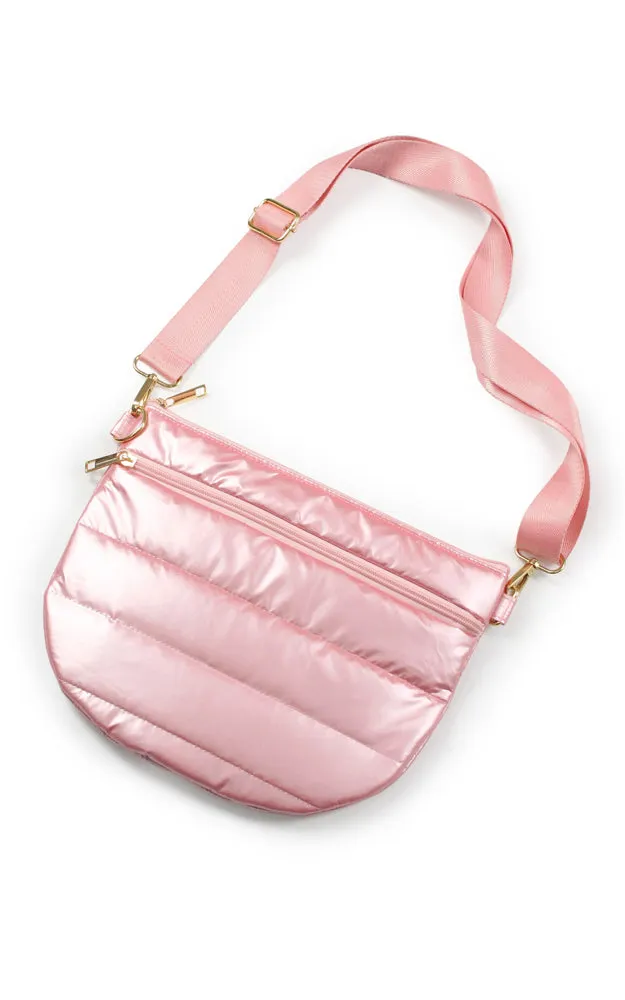 EBG10712 PUFFY HALF MOON CROSSBODY BAG