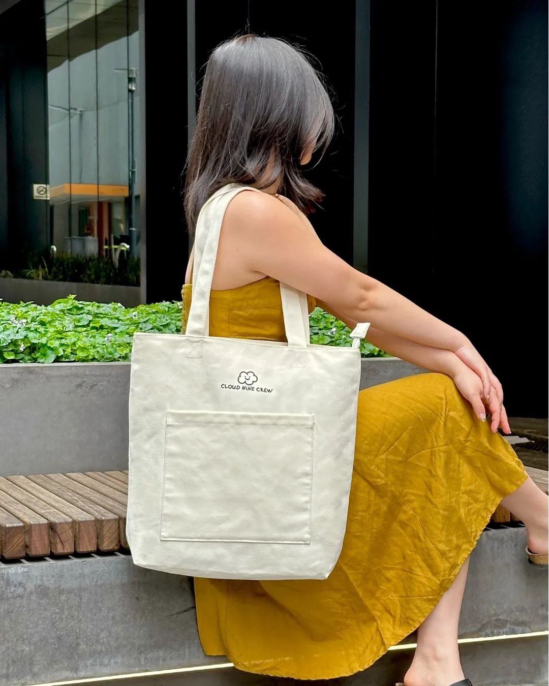 Everyday Tote (Cloudy White)