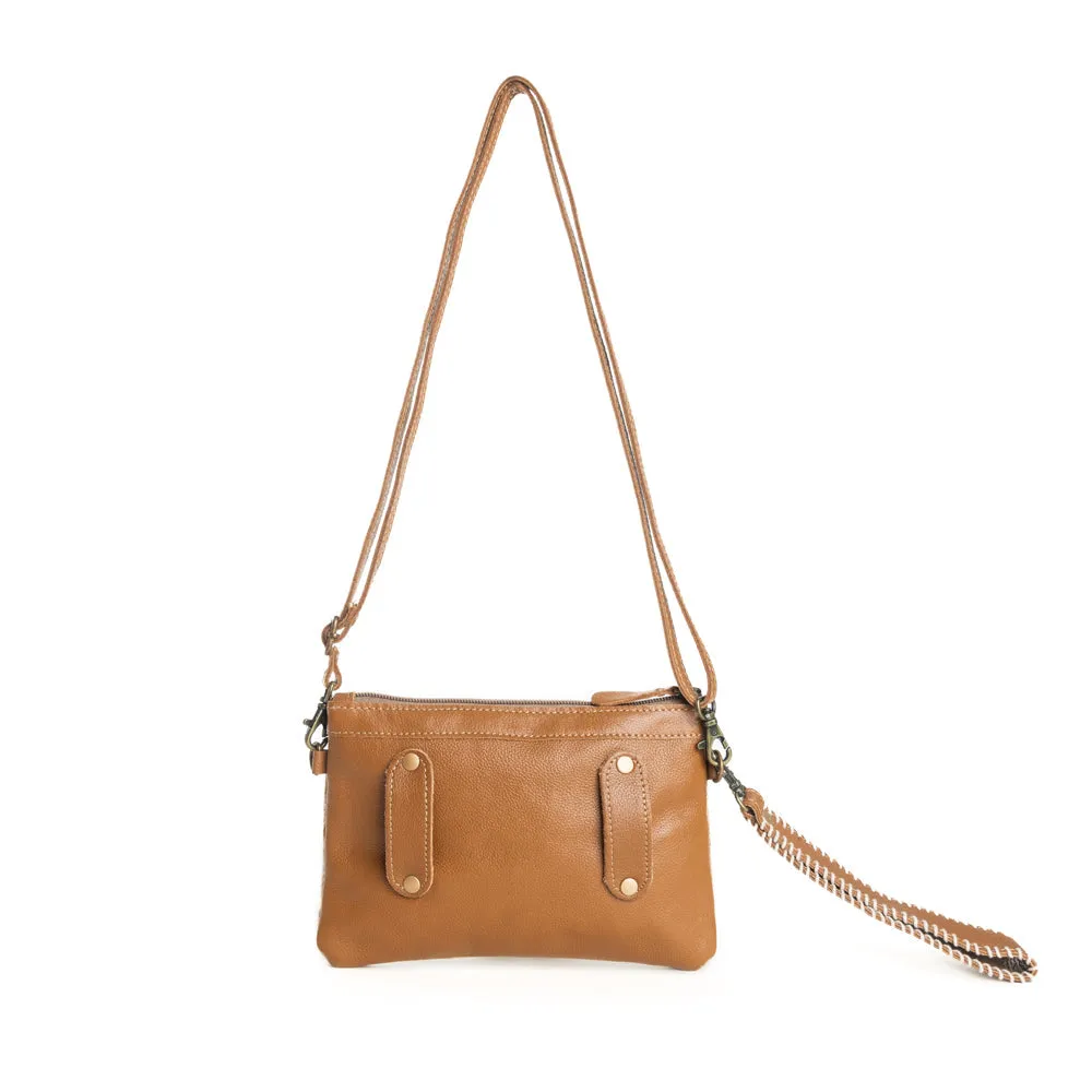 Eye of the Goddess Crossbody Bag in Caramel