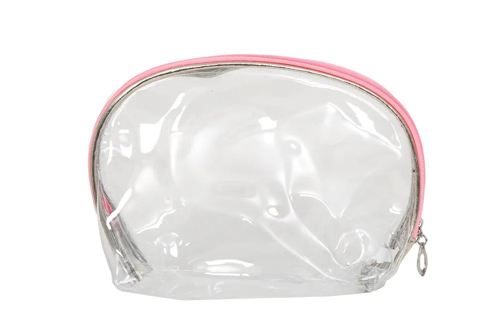 FabSeasons Pink 3 in one toiletry-makeup bag-pouch