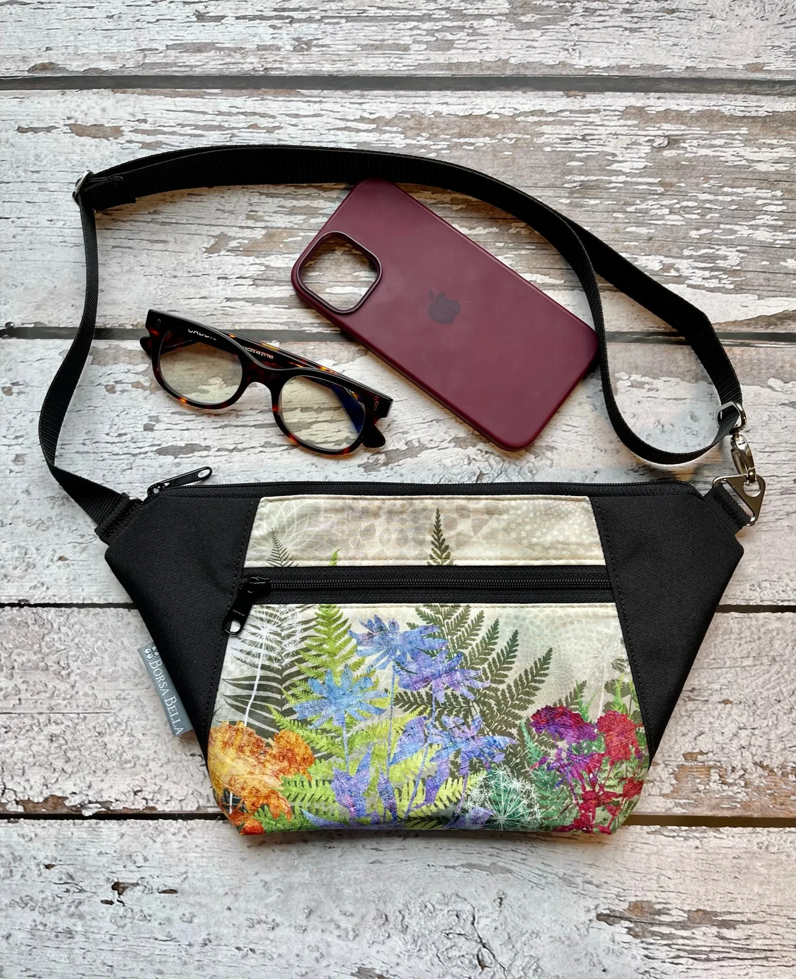 Fanny Pack or Crossbody Bag - FernTastic Fabric