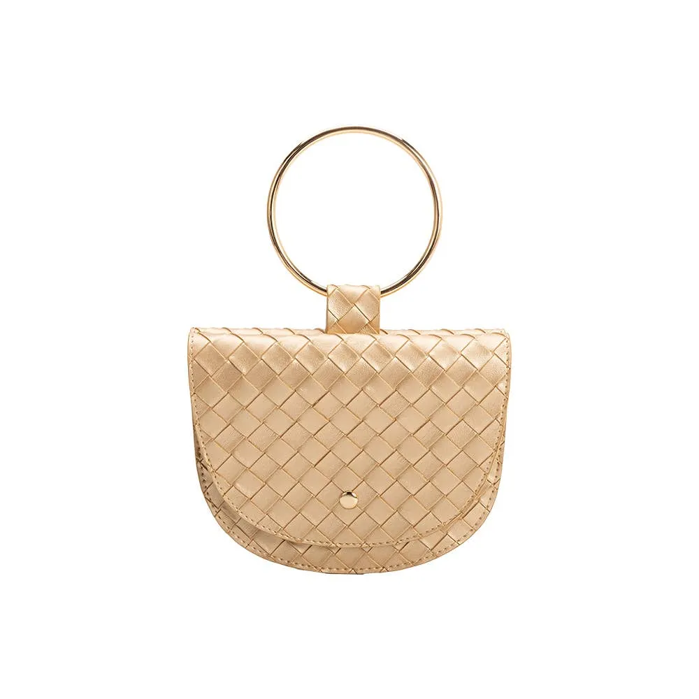 Felix Gold Recycled Vegan Top Handle Bag