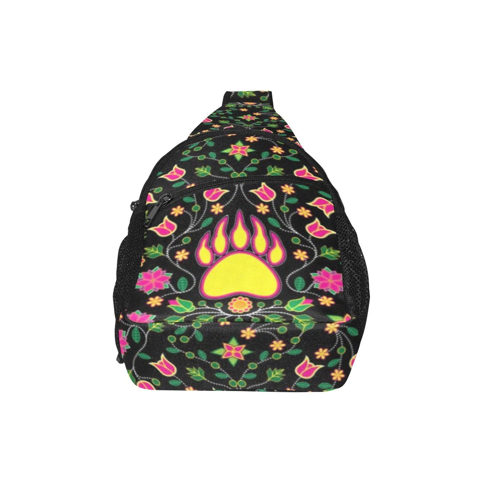 Floral Bearpaw Pink and Yellow Chest Bag