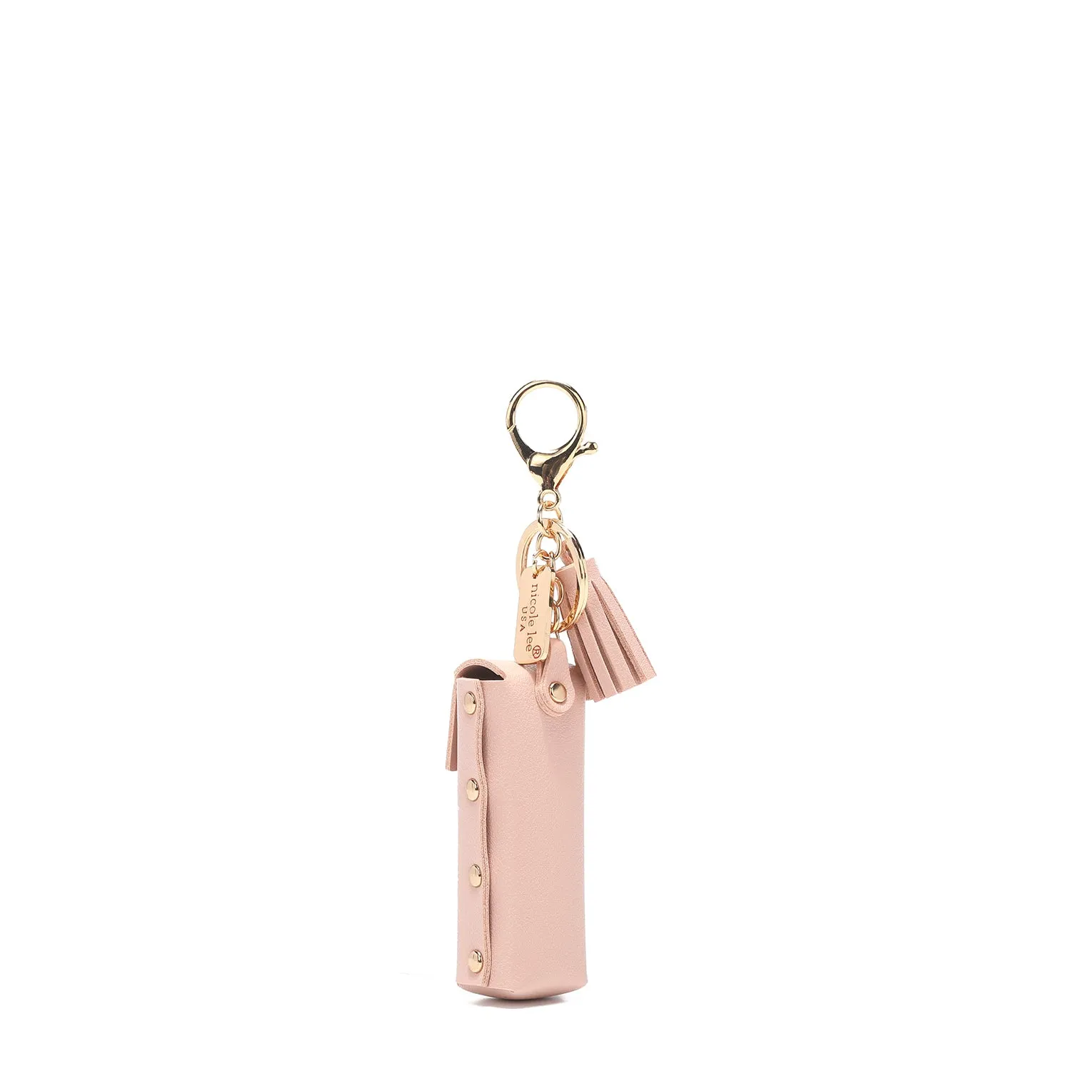 FLOWER LIPSTICK HOLDER KEYCHAIN