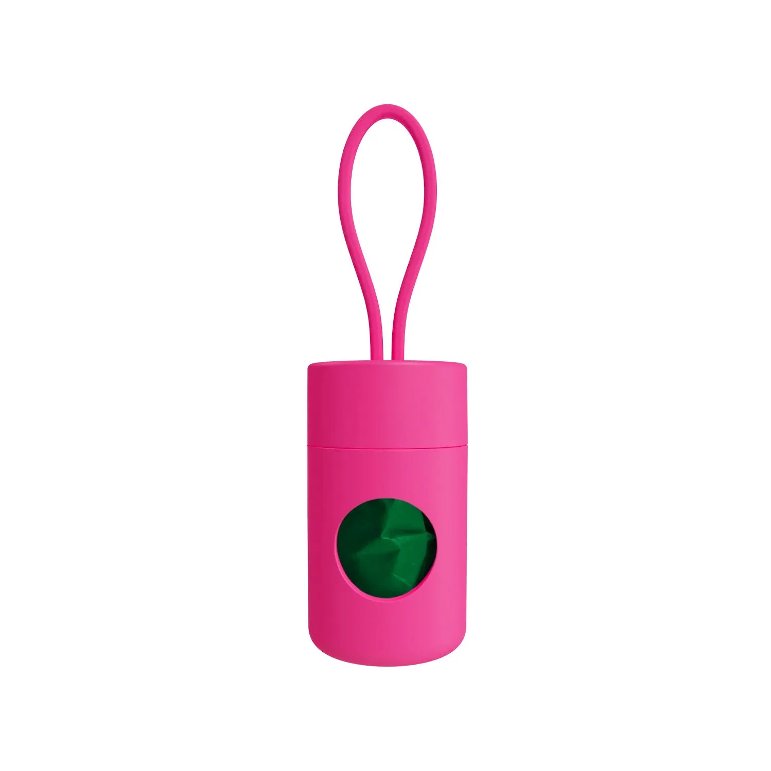 Frank Green Pet Poo Bag Holder - Neon Pink