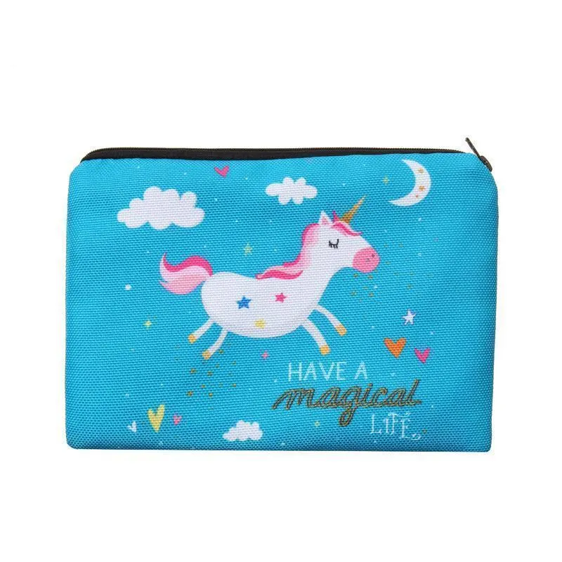 Full-Print Cosmetic Pouch Bag Collection - backup