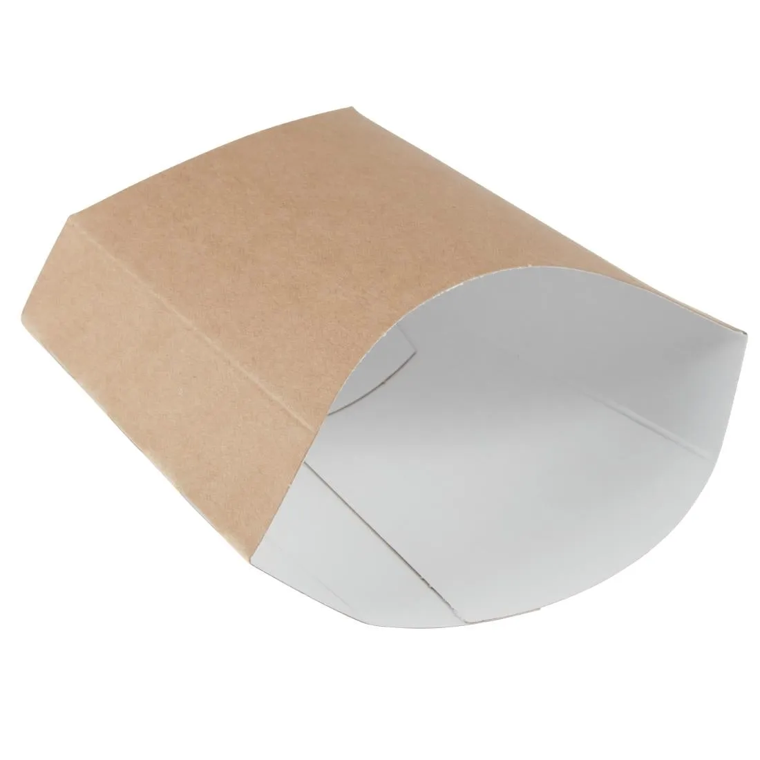 GE800 Colpac Compostable Kraft Chip Cartons (Pack of 1000)