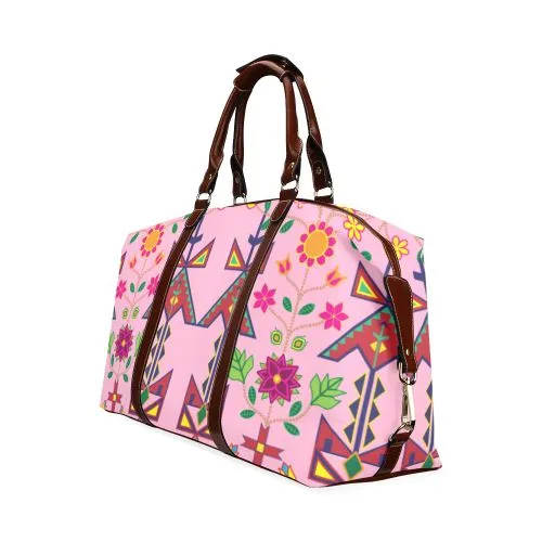 Geometric Floral Spring-Sunset Classic Travel Bag