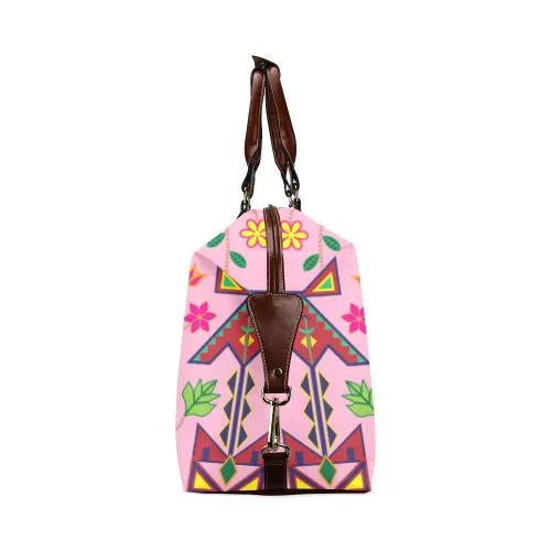 Geometric Floral Spring-Sunset Classic Travel Bag