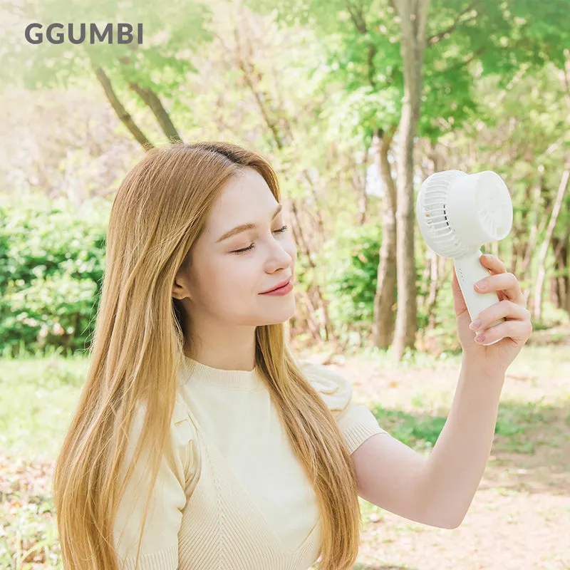 GGUMBI Mini Ice Cooling Fan with 4000mAh Power Bank