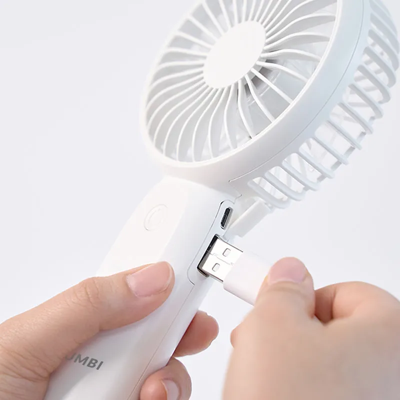 GGUMBI Mini Ice Cooling Fan with 4000mAh Power Bank