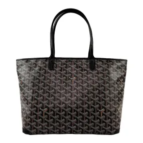 GOYARD Artois PM Tote Bag Black Brown LHQ313