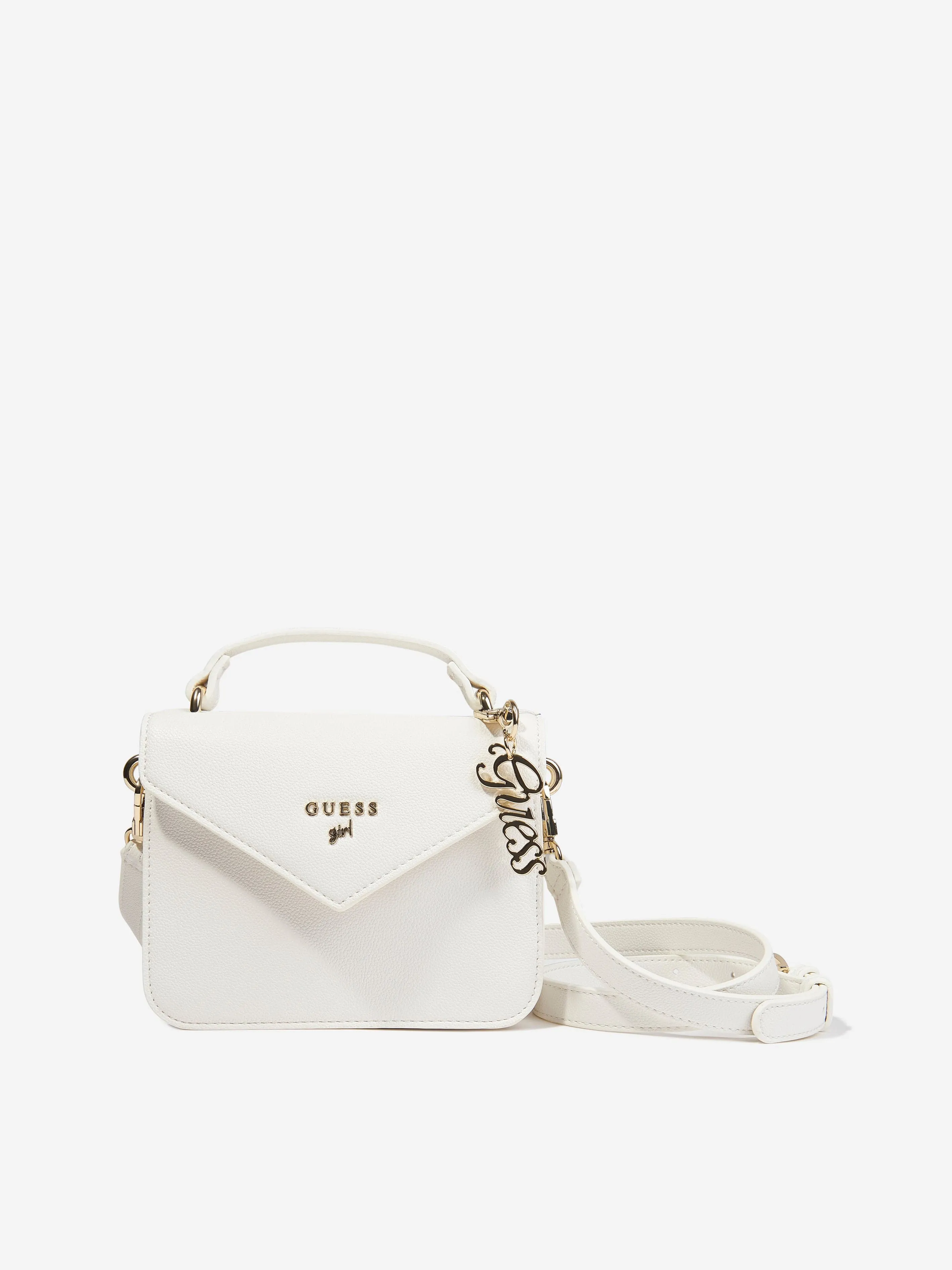 Guess Girls Crossbody Bag in White