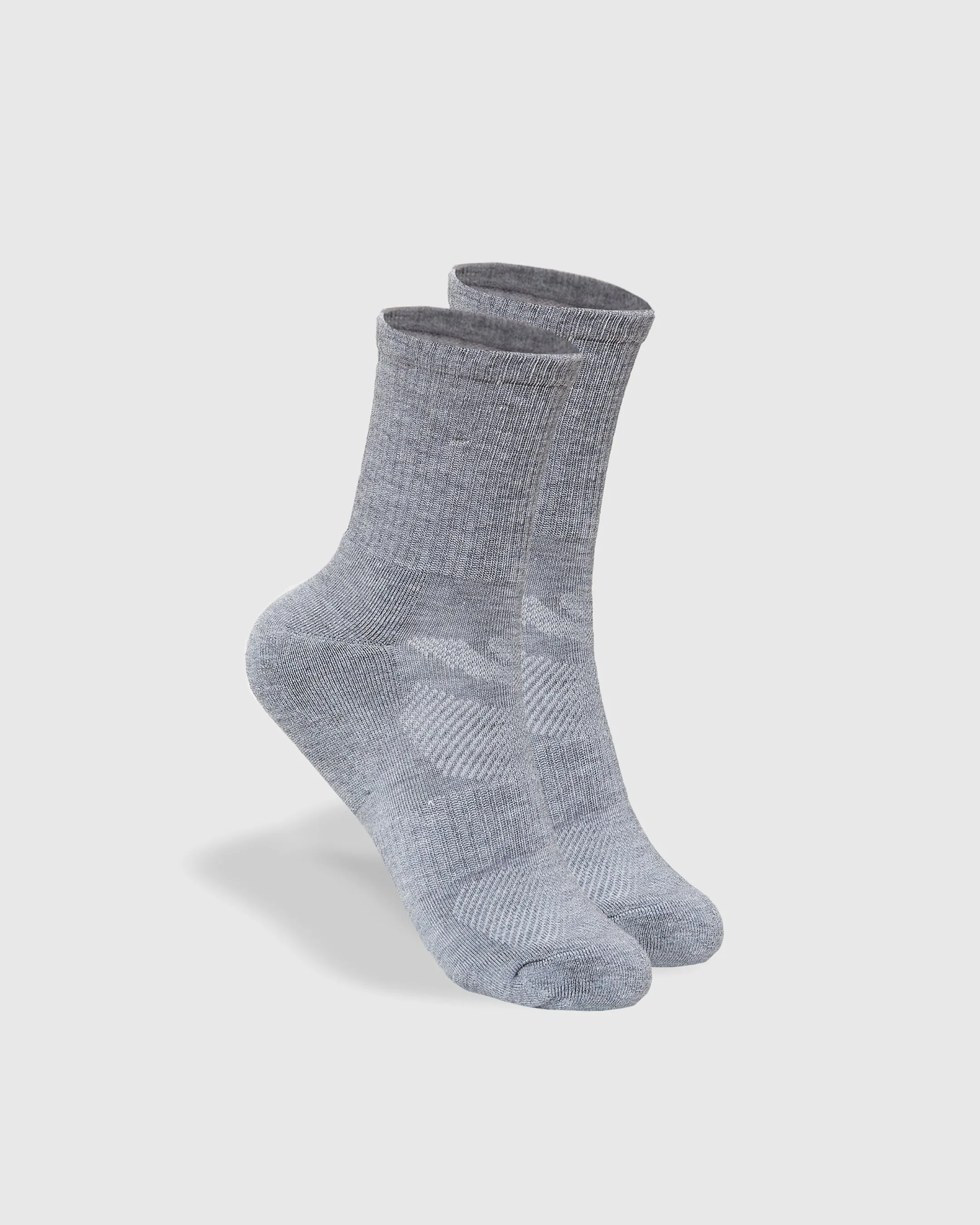 Heather Gray Half Crew Socks 6-Pack