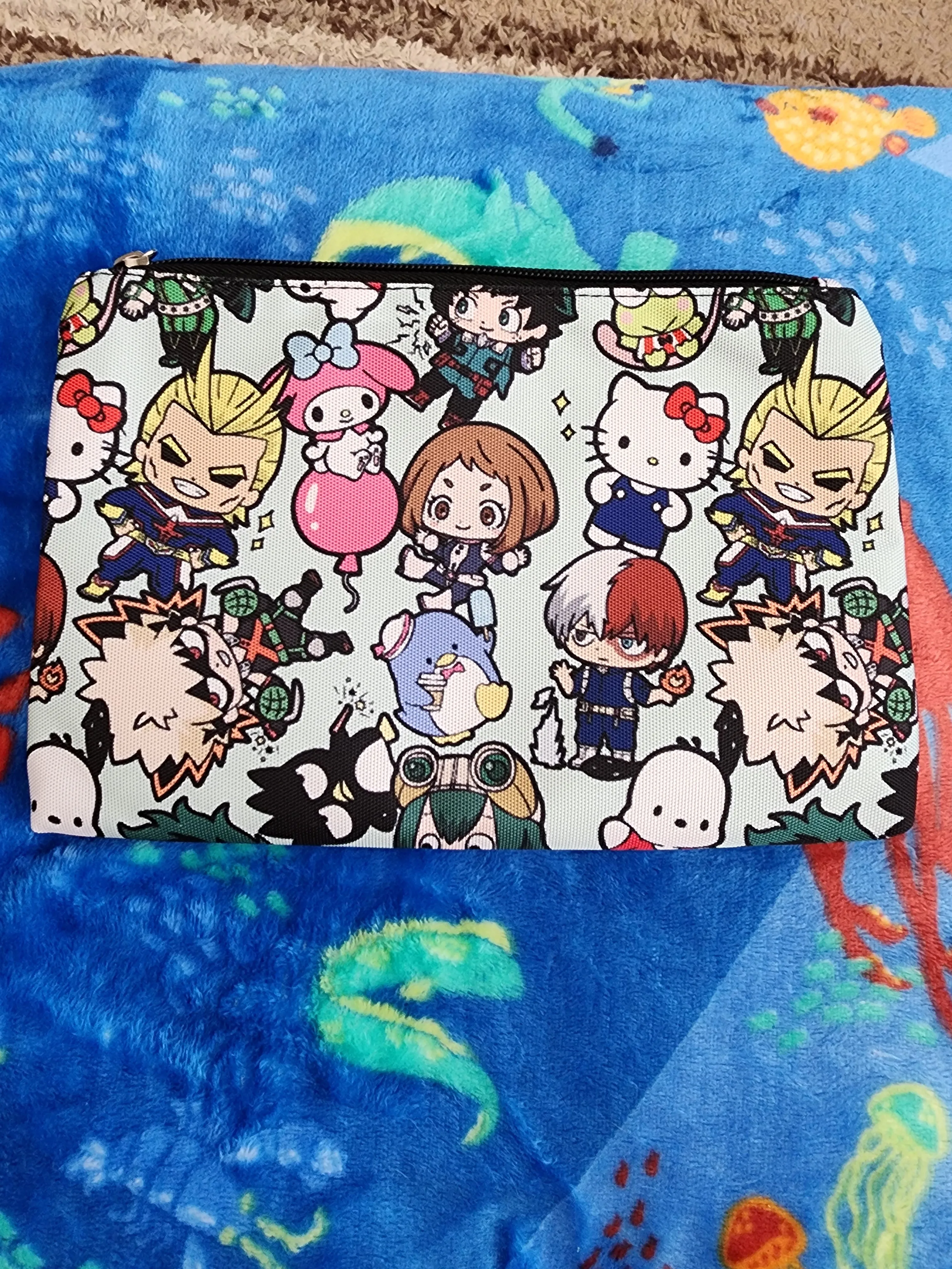 Hello Kitty and Friends My Hero Academia Cosmetic Bag