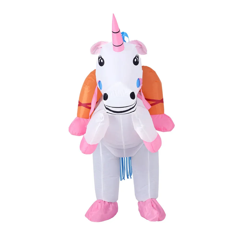 Inflatable Water-Resistant Unicorn Costume Adult Suit