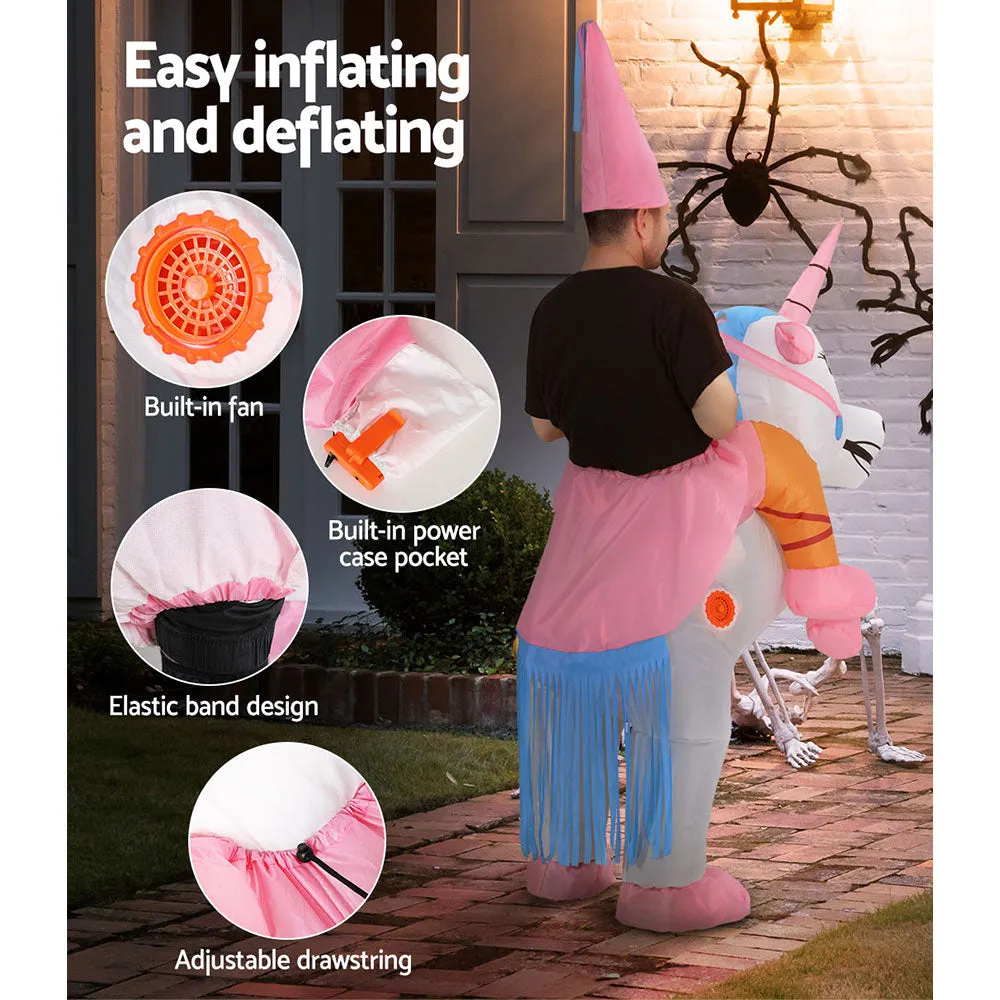 Inflatable Water-Resistant Unicorn Costume Adult Suit