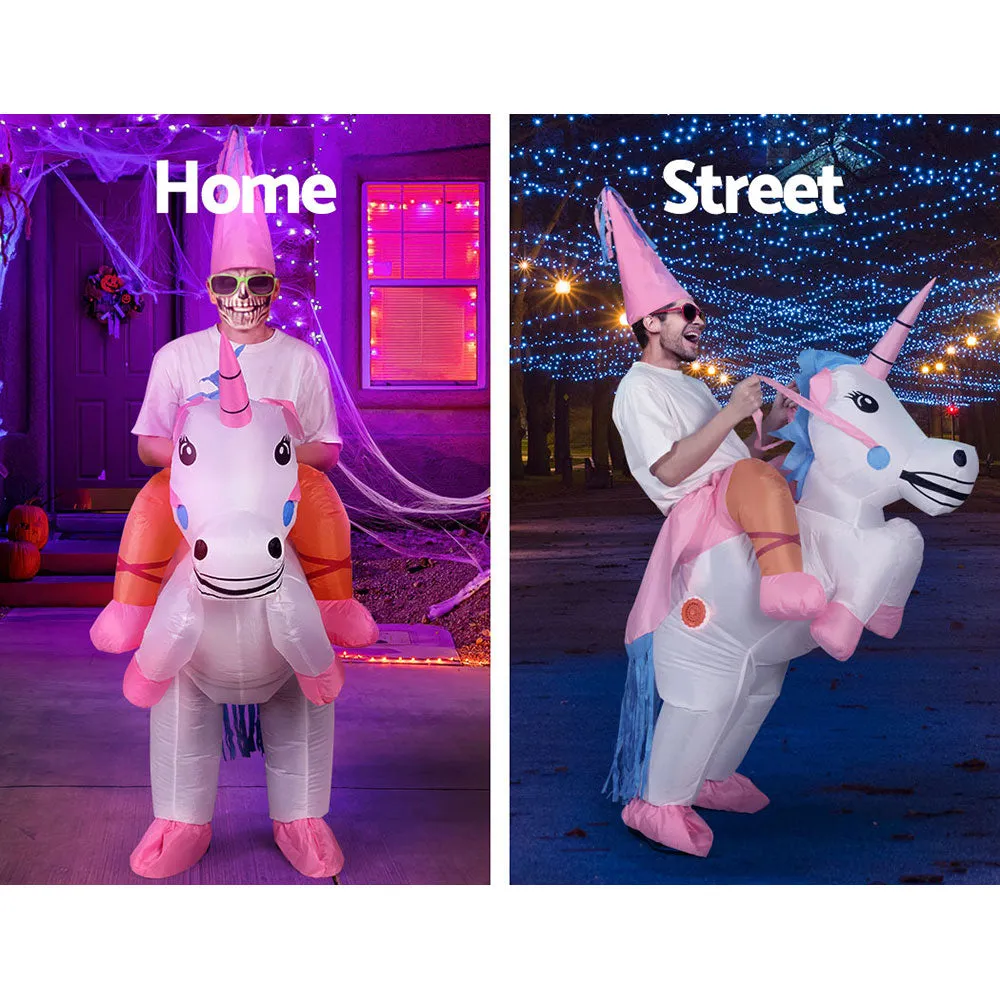 Inflatable Water-Resistant Unicorn Costume Adult Suit