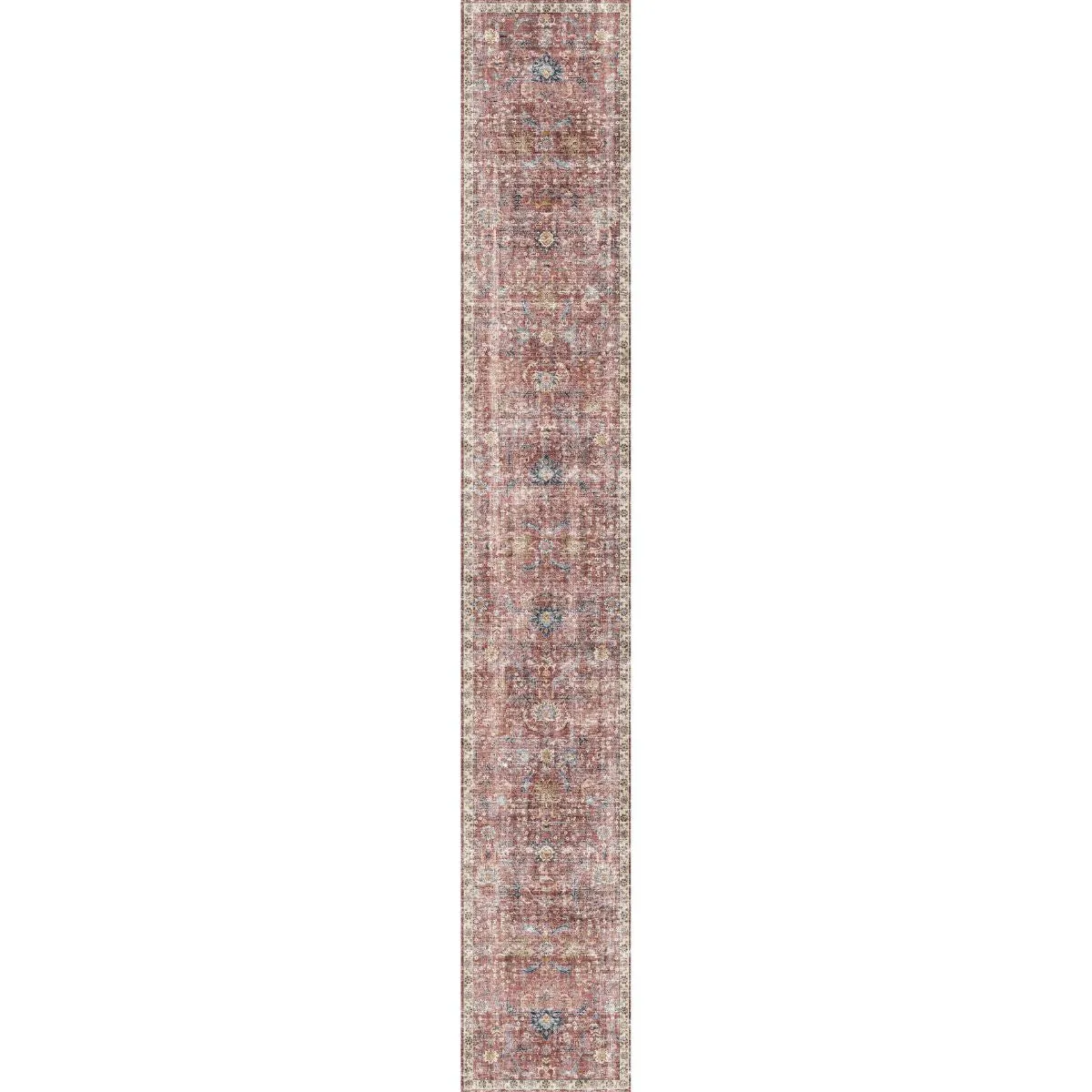 Jasper Rose Taupe Red Rug