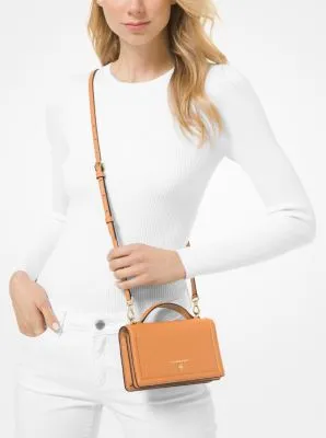 Jet Set Small Crossgrain Leather Smartphone Crossbody Bag