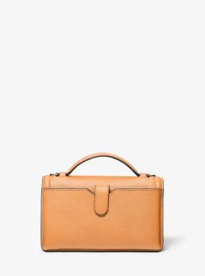 Jet Set Small Crossgrain Leather Smartphone Crossbody Bag