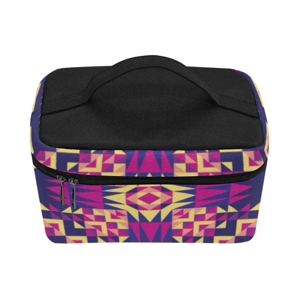 Kaleidoscope Bleu Cosmetic Bag/Large